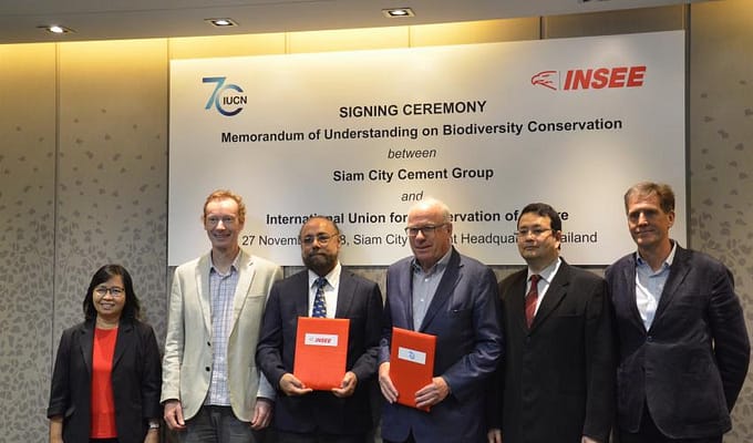 The objective of this partnership is to implement robust sustainable development standards for INSEE’s Hon Chong quarry as well as to provide guidance to improve the cement sector’s environmental impact.